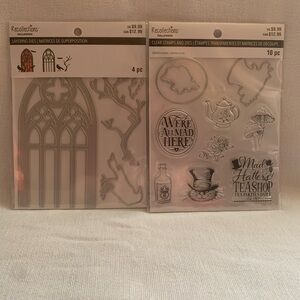 New Halloween Recollections Silver Layering Dies and Clear Stamp Sets